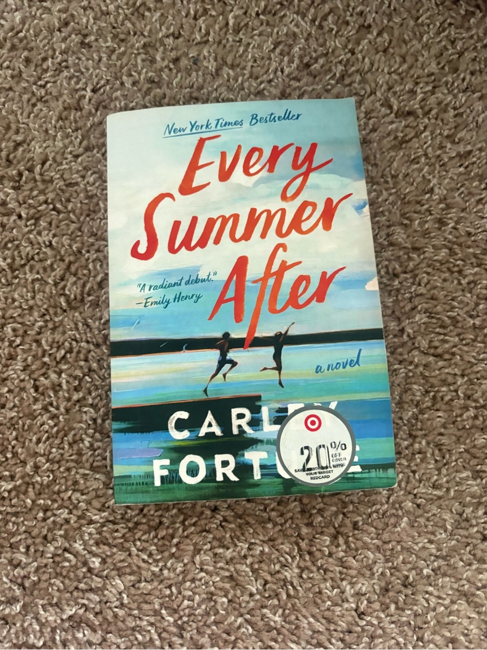 Target Blue and Teal 'Every Summer After' Paperback Novel by Carley Fortune